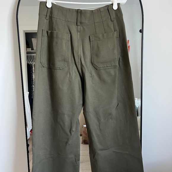 Anthropologie Colette Crop Wide-Leg Pants - Picture 3 of 5